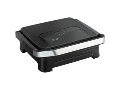Tefal GC271810 Inicio Panini and grilling machine, Non-stick, Black/Stainless steel | TEFAL