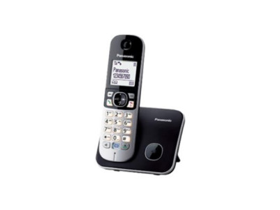 Panasonic | Cordless | KX-TG6811FXB | Built-in display | Caller ID | Black | Conference call | Phonebook capacity 120 entries | 