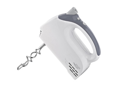 Adler | Mixer | AD 4201 g | Hand Mixer | 300 W | Number of speeds 5 | Turbo mode | White
