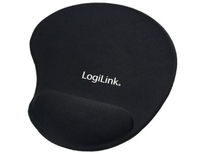 Mousepad with Gel Wrist Rest Support, | Logilink | ID0027 | Black