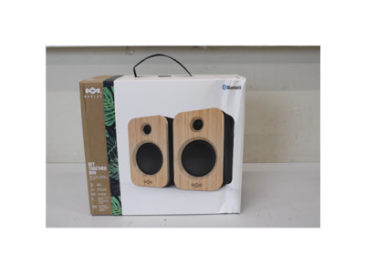 SALE OUT. Marley Get Together Duo Speaker, Bluetooth, Black | Marley | Get Together Duo Speaker | EM-JA019-SB | DAMAGED PACKAGIN