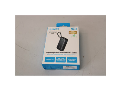 SALE OUT. Anker 545 Nano Power Bank 10000mAh, PD 30W, Black | Anker | 545 Nano Power Bank | A1259G11 | 10000 mAh | Black | DAMAG