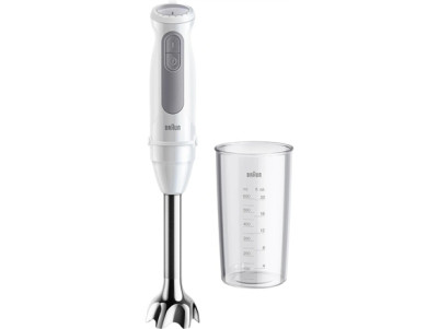 Braun | Hand Blender | MQ50001MWH | Hand Blender | 1000 W | Jar material BPA free | Jar capacity 0.6 L | White