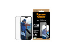 PanzerGlass Screen protector | Apple | iPhone 17 Pro Max | Glass | Transparent | Ultra-Wide Fit w. EasyAligner