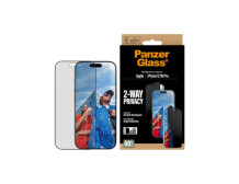 PanzerGlass Screen protector | Apple | iPhone 17/iPhone 16 Pro | Tempered Glass | Transparent | Ultra-Wide Fit w. EasyAligner