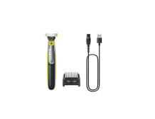 Philips Shaver | QP2734/23 OneBlade 360 | Operating time (max) 60 min | Wet & Dry | Lithium Ion | Green/Gray
