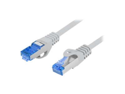 Lanberg | Patchcord Cat.6A S/FTP LSZH CCA | PCF6A-10CC-0100-S | 1 m | Grey
