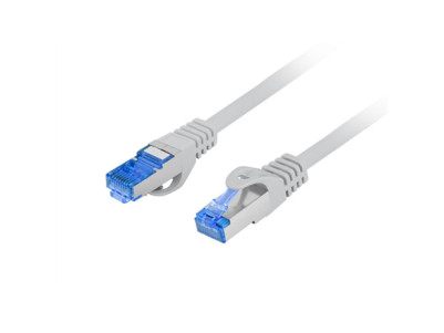 Lanberg | Patch cable - CAT 6a | RJ-45 - male | RJ-45 - male | RJ-45 | 2 m | Grey | RAL 7035