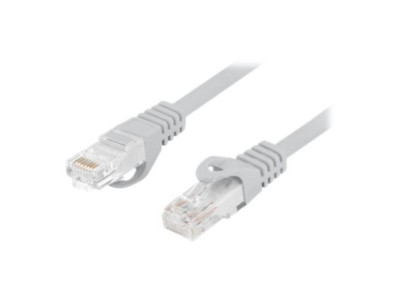 Lanberg | Patchcord Cat.6 UTP LSZH CU Fluke Passed | PCU6-10CU-0025-S | 0.25 m | Grey