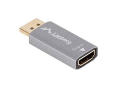Lanberg Displayport (M)- HDMI(F) Adapter 4K, Silver