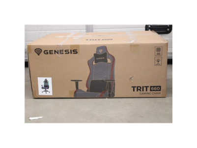 SALE OUT. Genesis Gaming Chair Trit 660 RBG, Grey | Genesis Gaming Chair | Trit 660 RBG | Grey | DAMAGED PACKAGING, USED, SCRATC