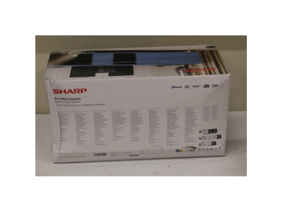 SALE OUT. Sharp XL-B512(BK) Hi-Fi Micro System, CD/FM/USB/Bluetooth v5.0, 45W, Black | Sharp Hi-Fi Micro System | XL-B512(BK) | 