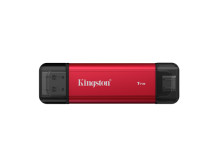 Kingston Dual Portable Solid-State Drive, USB Type-A and Type-C | 1000 GB | Solid-state drive interface USB 3.2 Gen 2 | Read spe