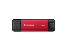 Kingston Dual Portable Solid-State Drive, USB Type-A and Type-C | 2000 GB | Solid-state drive interface USB 3.2 Gen 2 | Read spe