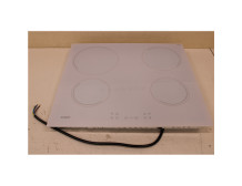 SALE OUT. Candy CH64CCW Hob, Vitroceramic, Width 59 cm, 4 cooking zones, Touch control, White | Candy Hob | CH64CCW | Vitroceram