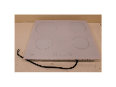SALE OUT. Candy CH64CCW Hob, Vitroceramic, Width 59 cm, 4 cooking zones, Touch control, White | Candy Hob | CH64CCW | Vitroceram