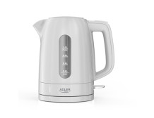 Adler Kettle | AD 1380w | Electric | 2200 W | 1 L | Polypropylene | 360 rotational base | White