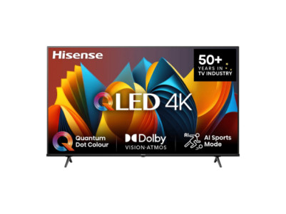 Hisense QLED Smart TV | 65E7NQ | 65" | Smart TV | VIDAA OS | UHD | Black
