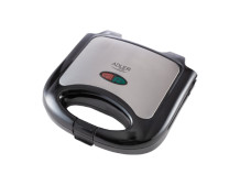 Adler | Sandwich maker | AD 3015 | 750 W | Number of plates 1 | Number of pastry 2 | Black