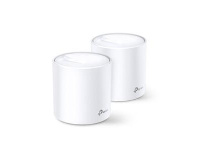 AX3000 Whole Home Mesh Wi-Fi 6 System | Deco X60 (2-pack) | 802.11ax | 2402+574 Mbit/s | 10/100/1000 Mbit/s | Ethernet LAN (RJ-4