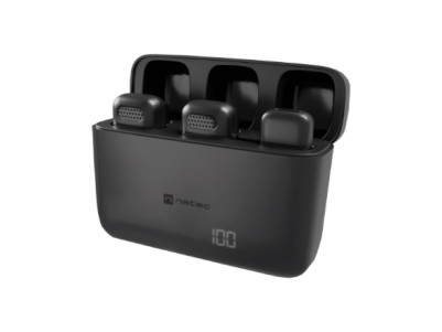 Natec | Microphone | NMI-2253 | Hopper | Wireless | Black