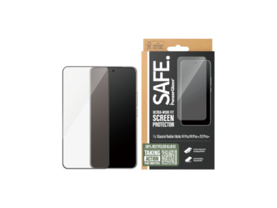 SAFE.PanzerGlass Screen Protector Xiaomi Redmi Note 14 Pro|14 Pro+|13 Pro+|Ultra-Wide Fit | PanzerGlass