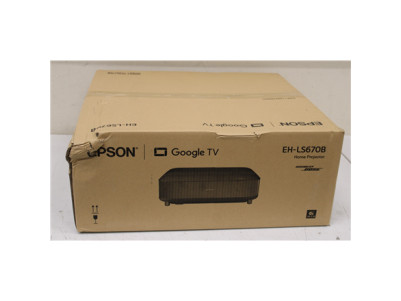 SALE OUT. Epson EH-LS670B 4K Pro-UHD 3LCD Projector/3600Lm/16:9/5000000:1, Black | Epson EH-LS670B | Full HD (1920x1080) | 3600 