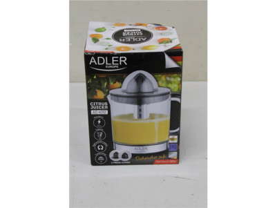 SALE OUT. Adler AD 4012 Citrus Juicer, 2 Pressing Cups for Big and Small Citrus Fruits, 40W, Black | Adler Citrus Juicer | AD 40
