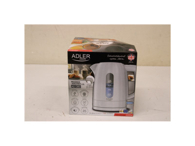 SALE OUT. Adler AD 1380w Electric kettle, Plastic, 1 L, White | Adler Kettle | AD 1380w | Electric | 2200 W | 1 L | Polypropylen