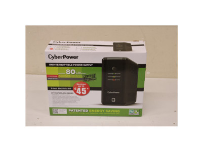 SALE OUT. CyberPower UT850EG Backup UPS Systems | CyberPower Backup UPS Systems | UT850EG | 850 VA | 425 W | DAMAGED PACKAGING A