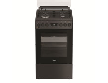 Whirlpool Cooker | W5G8LMSWTA | Hob type Gas | Oven type Electric | Anthracite | Width 50 cm | Depth 60 cm | 60 L