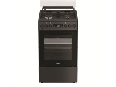 Whirlpool Cooker | W5G8LMSWTA | Hob type Gas | Oven type Electric | Anthracite | Width 50 cm | Depth 60 cm | 60 L
