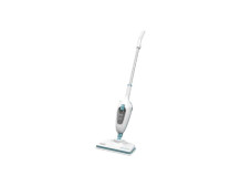 BLACK & DECKER | Steam mop | FSMH13E10-QS | Power 1300 W | Water tank capacity 0.38 L | White/Blue