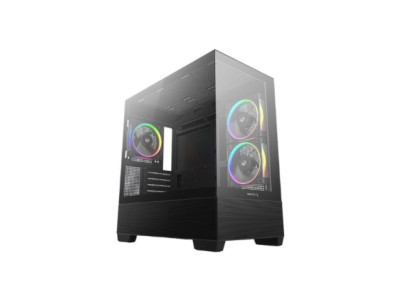 Deepcool CG380 3F MIDI TOWER CASE, Black