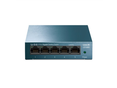 TP-LINK | Desktop Network Switch | LS105G | Unmanaged | Desktop | Power supply type External