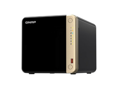 QNAP | 4-Bay desktop NAS | TS-464-8G | Intel Celeron | N5095 4-core | Processor frequency 2.9 GHz | 8 GB