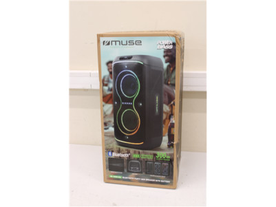 SALE OUT. Muse M-1930 DJ Bluetooth Party Box Speaker, Black | Muse Party Box Speaker | M-1930 DJ | DAMAGED PACKAGING, SCRATCHES 