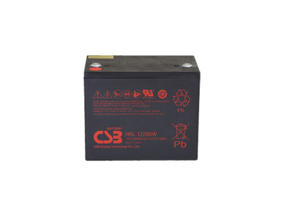 CSB Battery Battery 12V 6Ah 25W Pb F2 | HRL1225W