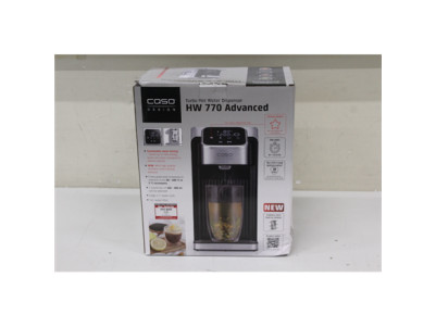 SALE OUT. Caso 01889 HW 770 advanced Turbo Hot water dispenser, Capacity 2.7 L, Black/Stainless Steel | Caso | Turbo Hot Water D