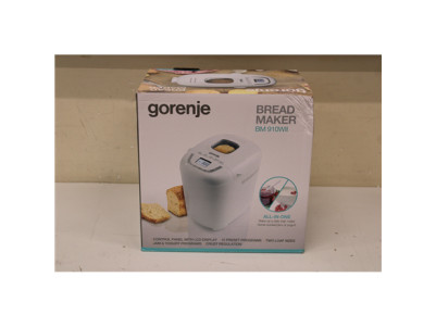 SALE OUT. Gorenje BM910WII Bread maker, Power 550 W, 15 programs, LCD display, White | Gorenje Bread maker | BM910WII | Power 55
