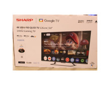 SALE OUT. Sharp 50HR7265E 50" (126cm) QLED 144Hz 4K Ultra HD Google TV, Dolby Vision, Dolby Atmos, Central Stand | Sharp 50HR726