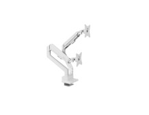 Arozzi Desk Mount | Neo Duo - Gas Spring Monitor Arm AZ-ALZARE-NEO-DUO-WT | Tilt, Swivel, Rotation | Maximum weight (capacity) 9