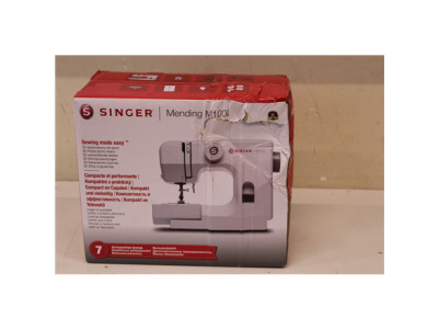SALE OUT. Singer Sewing Machine | M1005 | Number of stitches 11 | Number of buttonholes 1 | White | DAMAGED PACKAGING