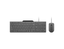 Lenovo Accessories 310 USB-A Wired Combo - US English | Lenovo Keyboard and Mouse | Wired with Phone holder | EN