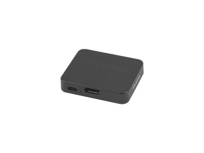 Lanberg Splitter video HDMI to 2X HDMI 4K, USB-C Port, Black | SPV-HDMI-1002