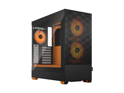 Fractal Design | Pop Air RGB | Side window | Orange Core TG Clear Tint | ATX, mATX, Mini ITX | Power supply included No | ATX