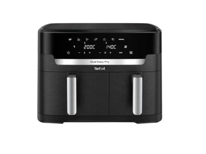 TEFAL | Air Fryer | EY942HE0 Easy Fry Dual XXL | Power 2700 W | Capacity 11 L | Black