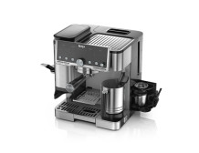 NINJA | Coffee Maker | ES701EU Luxe Caf Pro | Pump pressure 9 bar | Built-in milk frother | Ground | 1650 W | Black/Stainless St