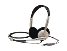 Koss | Headphones | CS100 | Wired | On-Ear | Microphone | Black/Gold