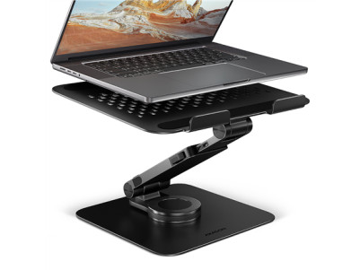 AXAGON STND-LRB stand with 360 rotation for laptops and tablets | Adjustable Height, Angle | 10-17.3 " | Maximum weight (capacit